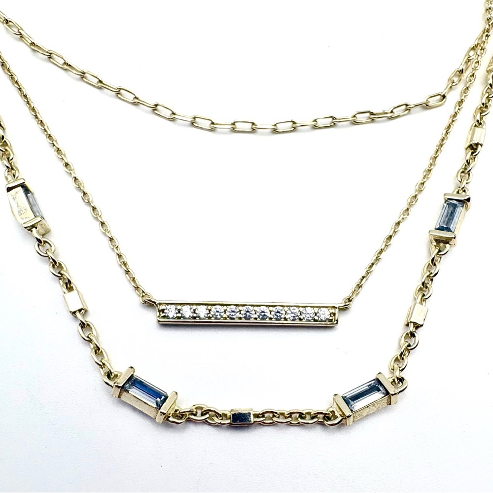 Kendra Scott Addison Multi-Strand Layered Gold Necklace - Picture 2 of 4